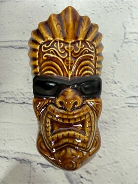 Mini Tikinator Rick Rietveld TININATOR 4 oz Shot Glass Tiki Farm 2005